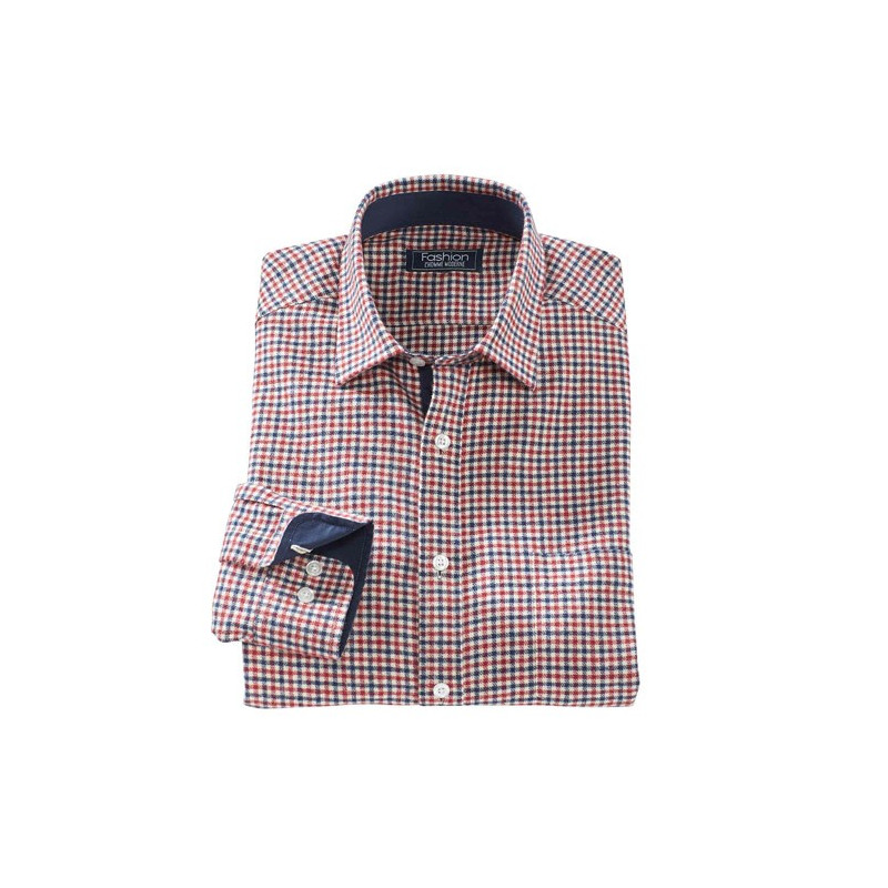 Chemise flanelle fashion Petits carreaux