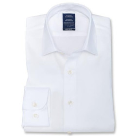 Chemise confort  sans repassage, Encolure : 41/42, Couleur : Blanc, par l’Homme Moderne.