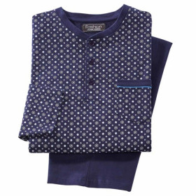 Pyjama Coton, Tour de poitrine : M (96/100), Couleur : Bleu, par l’Homme Moderne.