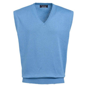 Pull sans manches, Tour de poitrine : 3XL (128/132), Couleur : Bleu, par l’Homme Moderne.