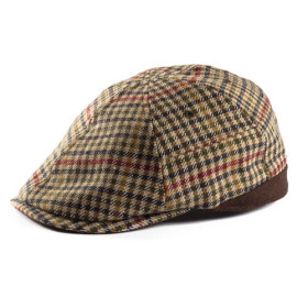 Casquette British, Couleur : Beige, Tour de tête : 56, par l’Homme Moderne.