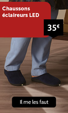 Chaussons éclaireurs LED