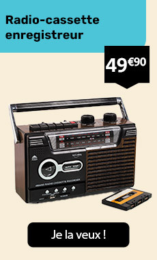 Radio-cassette enregistreur