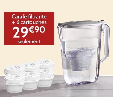 
													Carafe filtrante + 6 cartouches
											