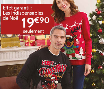 
													Effet garanti : Les indispensables de Noël
											